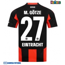 Camisa de Futebol Eintracht Frankfurt Mario Gotze #27 Equipamento Principal 2025-26 Manga Curta
